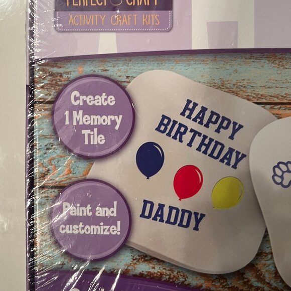 Memory Tile Craft Kits Just Create and Paint Ages 8+ (Set of TWO) (k/x) - Picture 6 of 11